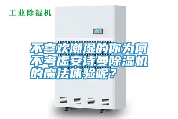 不喜歡潮濕的你為何不考慮安詩曼除濕機的魔法體驗呢？