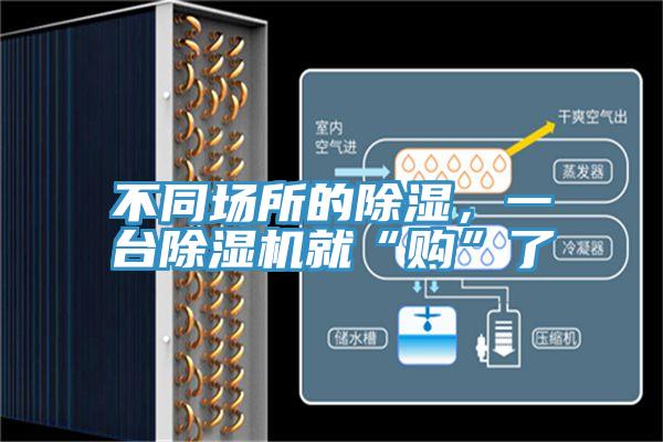 不同場所的除濕，一臺除濕機就“購”了