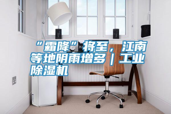 “霜降”將至，江南等地陰雨增多｜工業(yè)除濕機