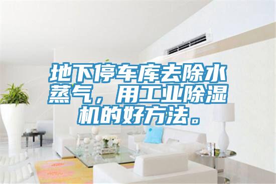 地下停車(chē)庫(kù)去除水蒸氣，用工業(yè)除濕機(jī)的好方法。