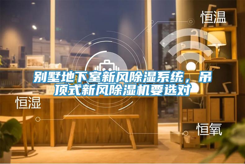 別墅地下室新風(fēng)除濕系統(tǒng)，吊頂式新風(fēng)除濕機(jī)要選對