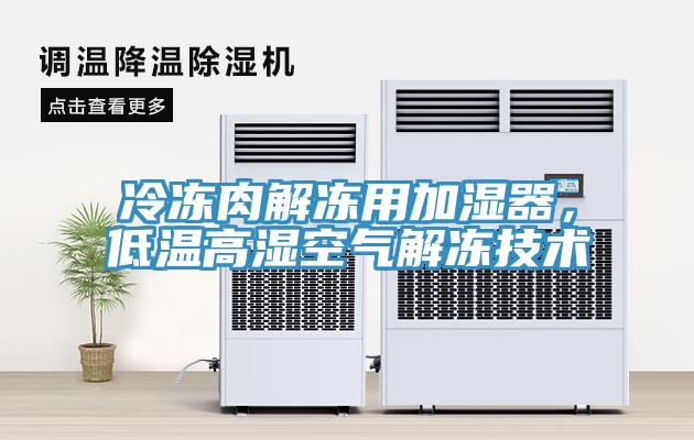 冷凍肉解凍用加濕器，低溫高濕空氣解凍技術(shù)