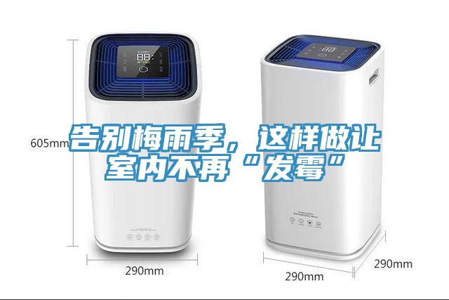 告別梅雨季，這樣做讓室內(nèi)不再“發(fā)霉”