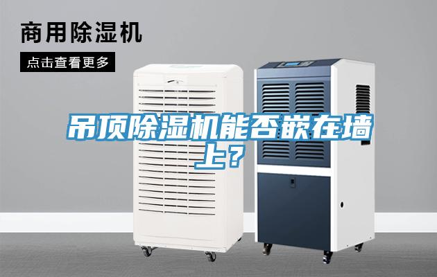 吊頂除濕機能否嵌在墻上？