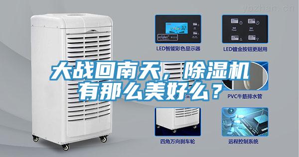 大戰(zhàn)回南天，除濕機有那么美好么？