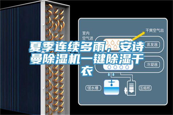 夏季連續(xù)多雨，安詩曼除濕機(jī)一鍵除濕干衣
