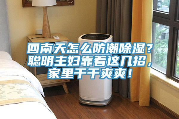回南天怎么防潮除濕？聰明主婦靠著這幾招，家里干干爽爽！