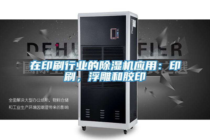 在印刷行業(yè)的除濕機(jī)應(yīng)用：印刷，浮雕和膠印