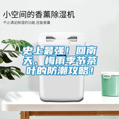 史上最強(qiáng)！回南天、梅雨季節(jié)茶葉的防潮攻略！
