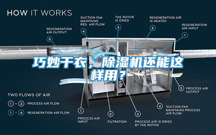 巧妙干衣，除濕機還能這樣用？