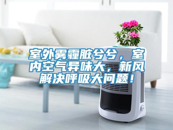 室外霧霾臟兮兮，室內空氣異味大，新風解決呼吸大問題！