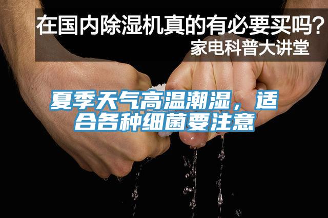 夏季天氣高溫潮濕，適合各種細(xì)菌要注意