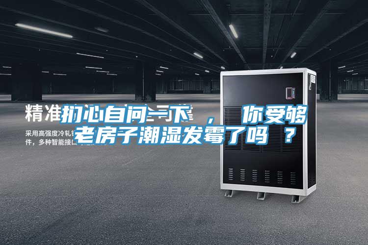 捫心自問一下 ， 你受夠老房子潮濕發(fā)霉了嗎 ？