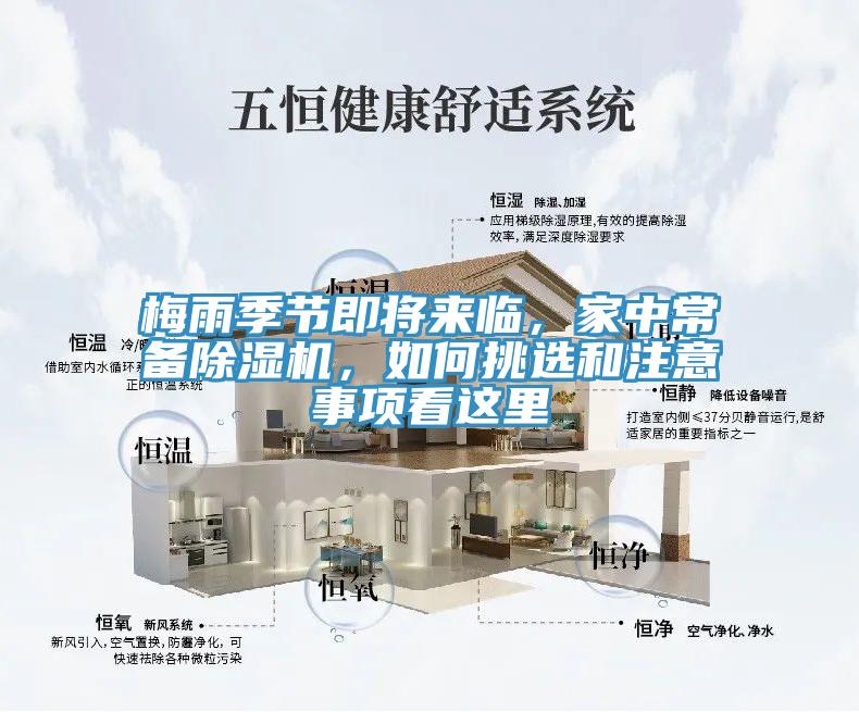 梅雨季節(jié)即將來臨，家中常備除濕機，如何挑選和注意事項看這里