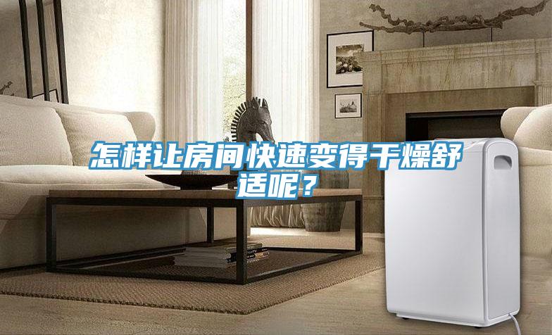 怎樣讓房間快速變得干燥舒適呢？