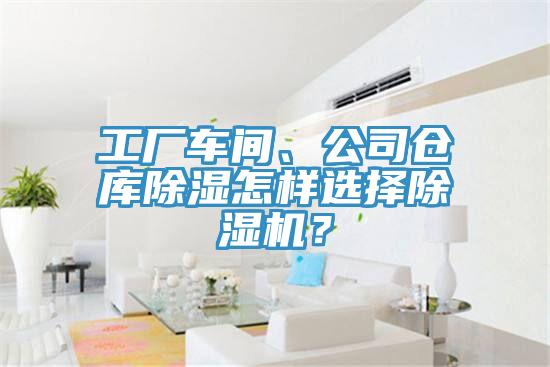 工廠車間、公司倉庫除濕怎樣選擇除濕機(jī)？