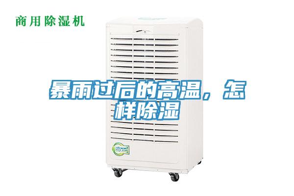 暴雨過后的高溫，怎樣除濕