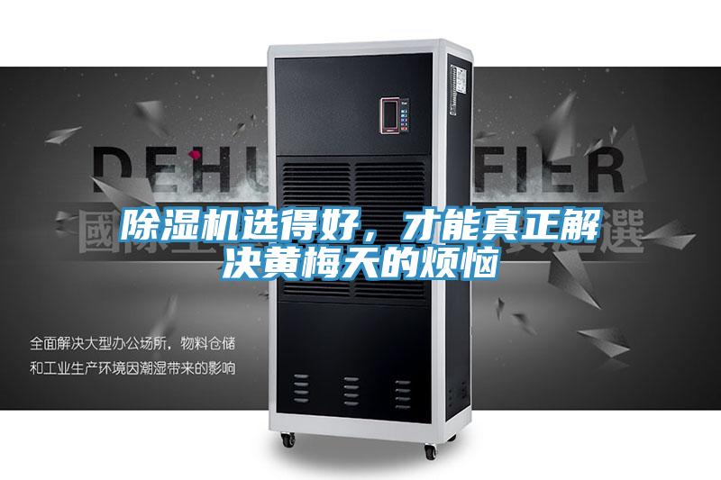 除濕機(jī)選得好，才能真正解決黃梅天的煩惱