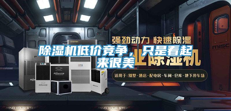 除濕機低價競爭，只是看起來很美