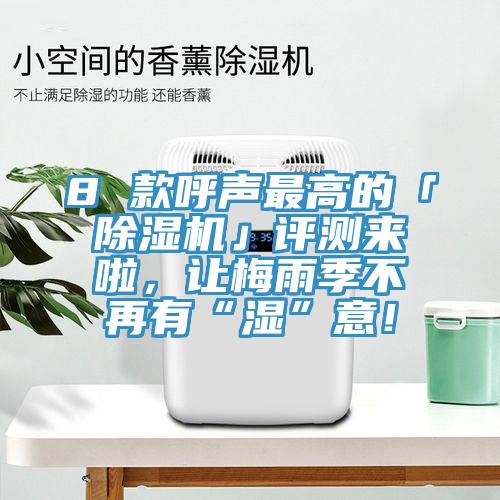 8 款呼聲最高的「除濕機」評測來啦，讓梅雨季不再有“濕”意！