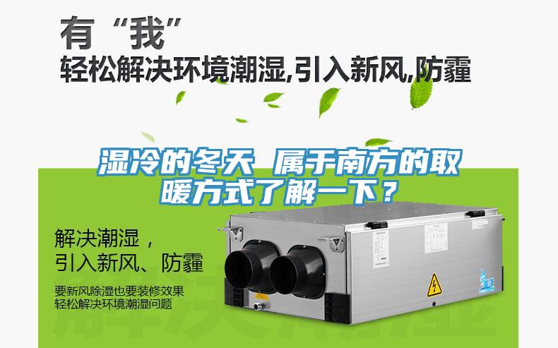 濕冷的冬天 屬于南方的取暖方式了解一下？