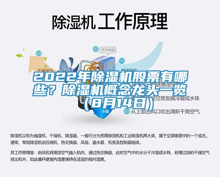 2022年除濕機(jī)股票有哪些？除濕機(jī)概念龍頭一覽（8月14日）