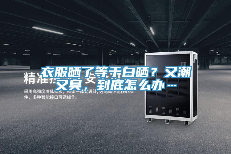 衣服曬了等于白曬？又潮又臭，到底怎么辦…
