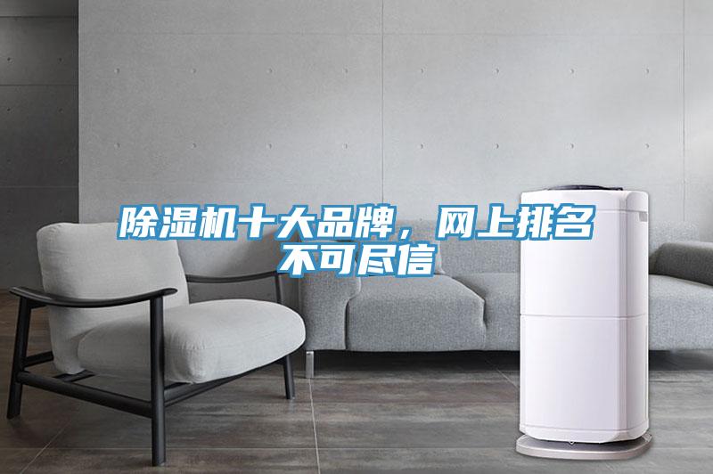除濕機(jī)十大品牌，網(wǎng)上排名不可盡信