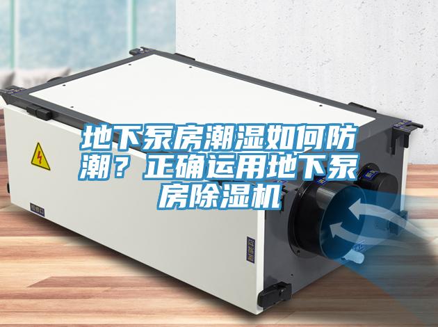 地下泵房潮濕如何防潮？正確運(yùn)用地下泵房除濕機(jī)