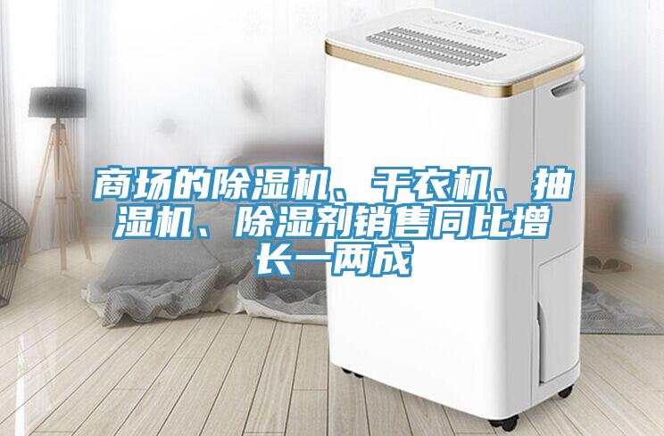 商場的除濕機(jī)、干衣機(jī)、抽濕機(jī)、除濕劑銷售同比增長一兩成