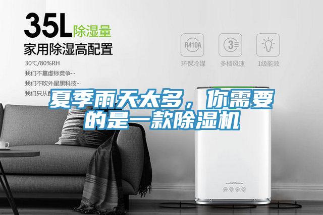 夏季雨天太多，你需要的是一款除濕機