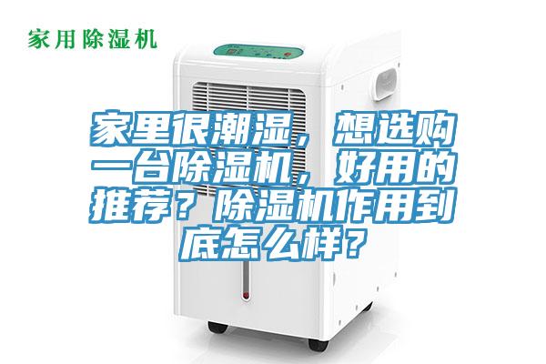 家里很潮濕，想選購一臺(tái)除濕機(jī)，好用的推薦？除濕機(jī)作用到底怎么樣？