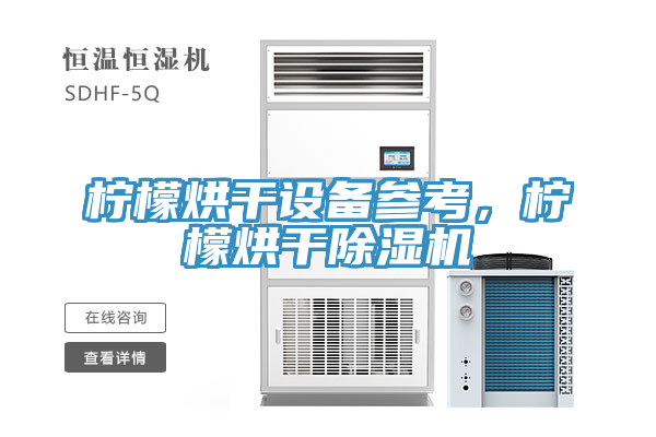 檸檬烘干設備參考，檸檬烘干除濕機