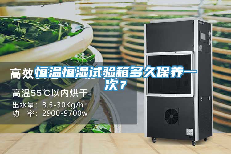 恒溫恒濕試驗(yàn)箱多久保養(yǎng)一次？