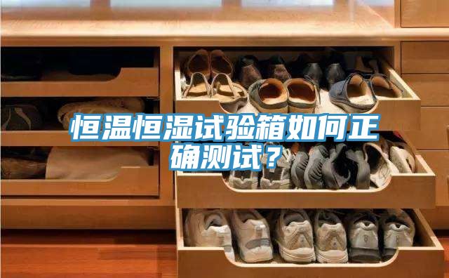 恒溫恒濕試驗(yàn)箱如何正確測試？