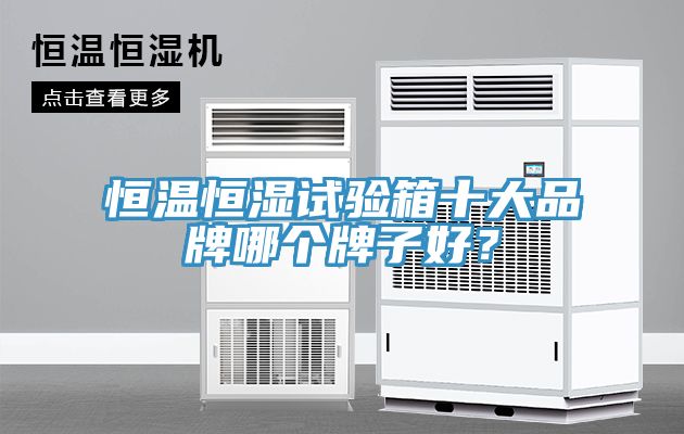 恒溫恒濕試驗(yàn)箱十大品牌哪個(gè)牌子好？