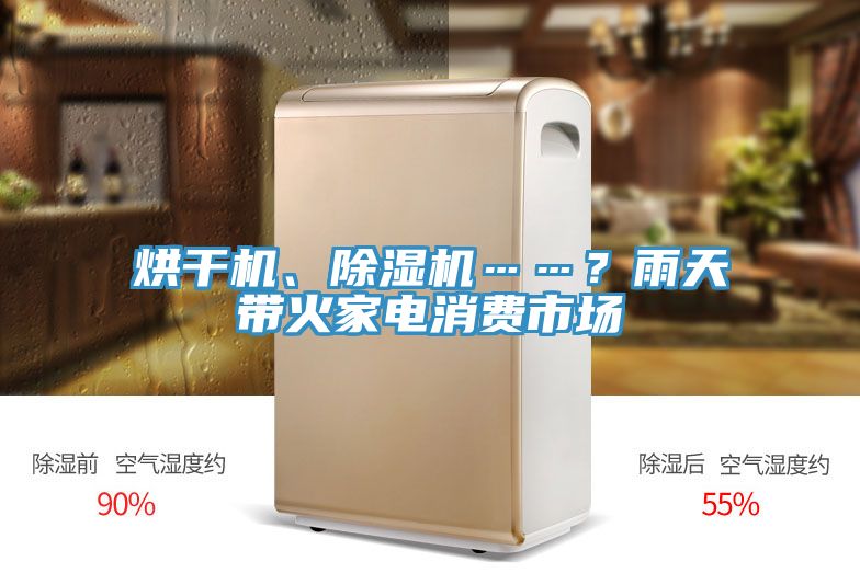 烘干機(jī)、除濕機(jī)……？雨天帶火家電消費(fèi)市場