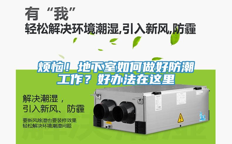 煩惱！地下室如何做好防潮工作？好辦法在這里