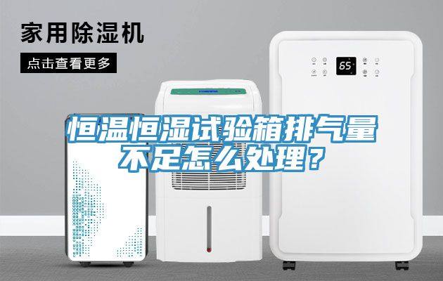 恒溫恒濕試驗(yàn)箱排氣量不足怎么處理？