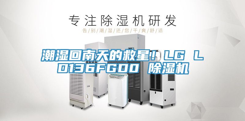 潮濕回南天的救星！LG LD136FGD0 除濕機