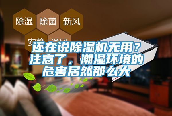 還在說除濕機無用？注意了，潮濕環(huán)境的危害居然那么大
