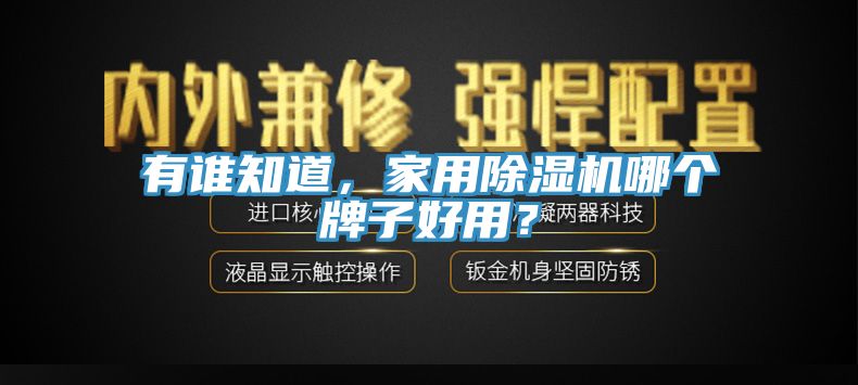 有誰知道，家用除濕機(jī)哪個牌子好用？