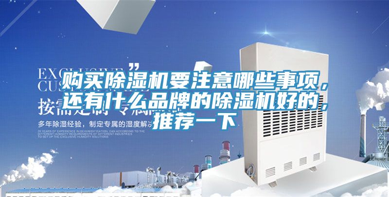 購買除濕機(jī)要注意哪些事項(xiàng)，還有什么品牌的除濕機(jī)好的，推薦一下