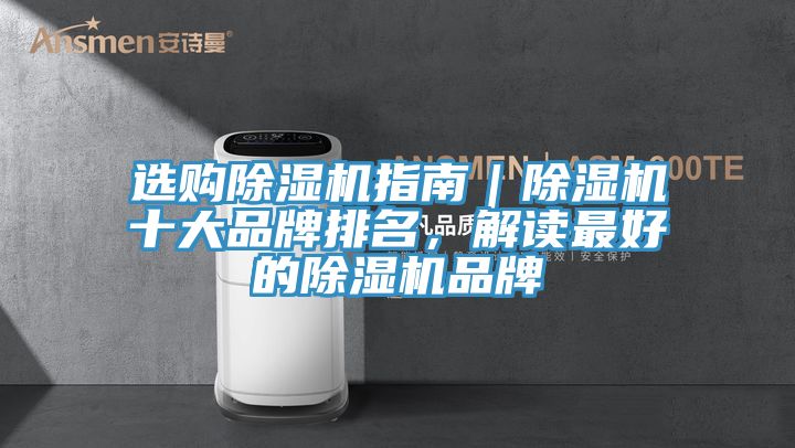 選購(gòu)除濕機(jī)指南｜除濕機(jī)十大品牌排名，解讀最好的除濕機(jī)品牌