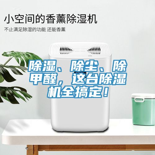 除濕、除塵、除甲醛，這臺除濕機全搞定！