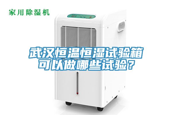 武漢恒溫恒濕試驗箱可以做哪些試驗？