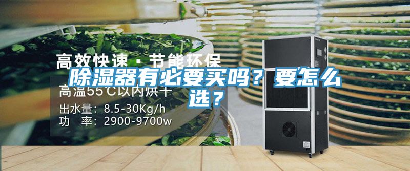 除濕器有必要買嗎？要怎么選？