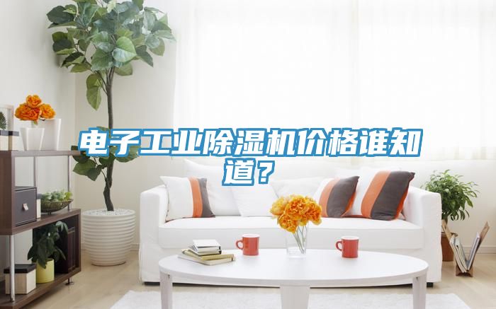電子工業(yè)除濕機(jī)價(jià)格誰知道？