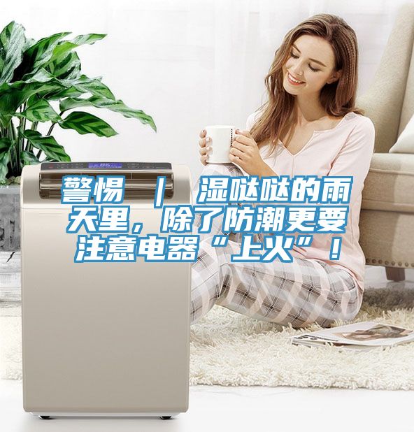 警惕 ｜ 濕噠噠的雨天里，除了防潮更要注意電器“上火”！
