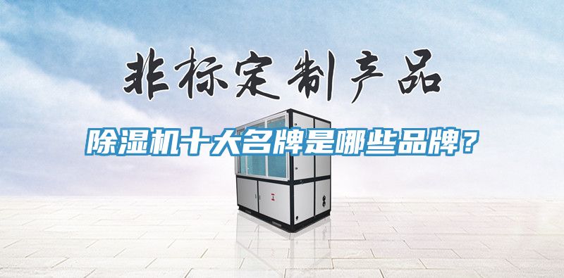 除濕機十大名牌是哪些品牌？